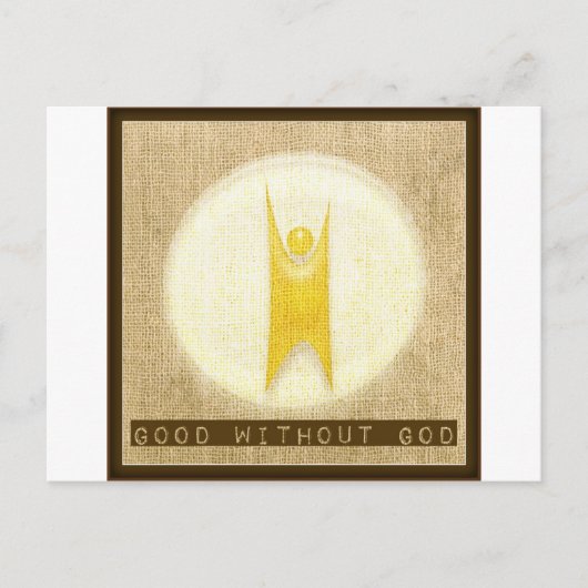 神なしで良い ポストカード (正面)