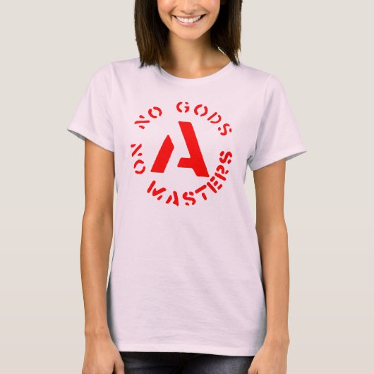 神なしマスターTシャツを丸 Tシャツ (正面)