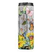 神なし不可能:ヒマワリ蝶 タンブラー (裏面)