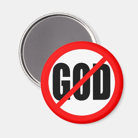 "神なし" マグネット (正面/裏面)