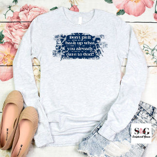 神におもしろい与え対するクリスチャン Tシャツ