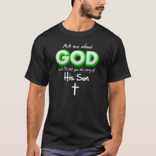 神について私に尋ねて下さい Tシャツ