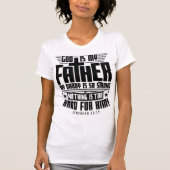 神にとって懸命過ぎるものはない(4) Tシャツ (正面)