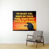 神にゆっくり祈と向かえ！ タペストリー (インサイチュ(横))