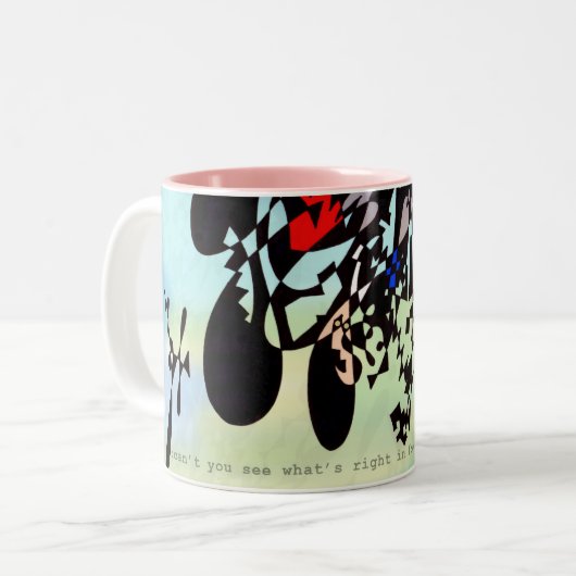 神によって与えられるマグ ツートーンマグカップ (正面左)