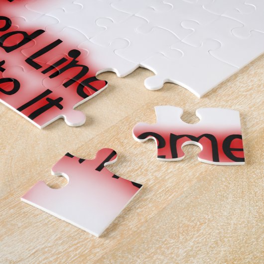 神によって作成されるライトのおもしろいな聖書、架線工夫のデザイン ジグソーパズル (側面)