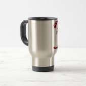 神によって作成されるライトのおもしろいな聖書、架線工夫のデザイン トラベルマグ (正面左)