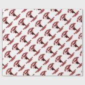 神によって作成されるライトのおもしろいな聖書、架線工夫のデザイン ラッピングペーパー (フラット)