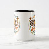 神によって全てが可能 ツートーンマグカップ (中央)