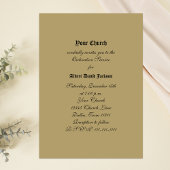 神によって呼ばれる教会の調整招待状 招待状