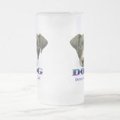 神によって曇らされるマグによって決まって下さい フロストグラスビールジョッキ (中央)