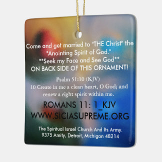 神によって賛美され、承認される神聖なオーナメント- セラミックオーナメント