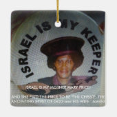 神によって賛美され、承認される神聖なオーナメント- セラミックオーナメント (裏面)