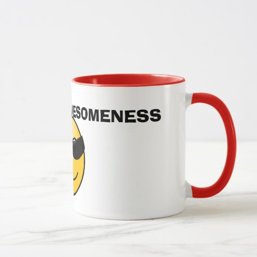 神によってAwesomenessの与えられるマグ マグカップ (右)