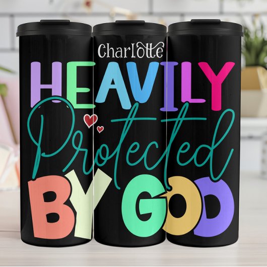 神によ保護り重く タンブラー