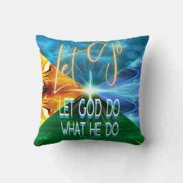 神に任せて行け クッション