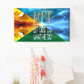 神に任せて行け 横断幕 (インサイチュ)