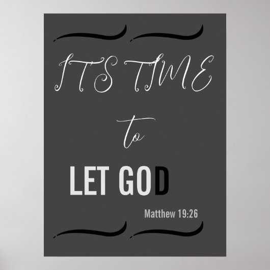 神に任せる時だ ポスター (正面)