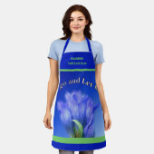神に任せ感動的パーソナライズされたろ エプロン (着用した状態)