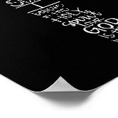 神に信じ父イースター・イエス・クロス・クリス ポスター (角)