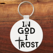 神に信頼して キーホルダー (裏面)