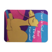 神に信頼するが、あなたのラクダ磁石を結び付ける マグネット (横)