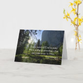 神に信頼する大人バプテスマのカード カード (黄色い花)