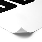 神に信頼を置く ポスター (角)