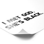 神に出会い彼女は黒人 フォトプリント            (角)