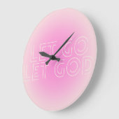 神に委ねよ ラウンド ウォール クロック (傾斜)