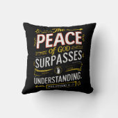 神に対する神の言葉は理解を超える クッション (裏面)