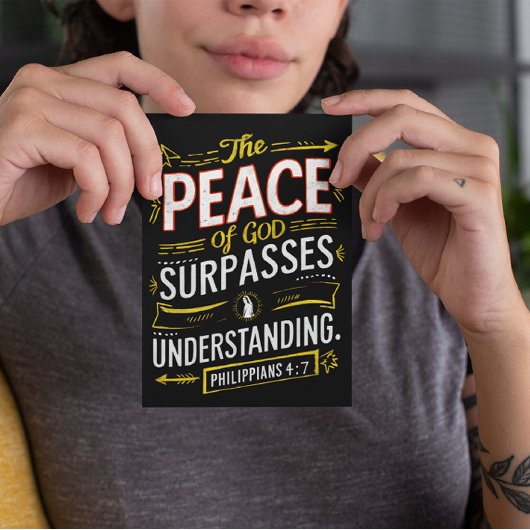 神に対する神の言葉は理解を超える ポストカード