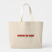 神に従う ラージトートバッグ (裏面)