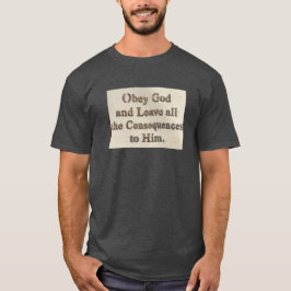 神に従う Tシャツ