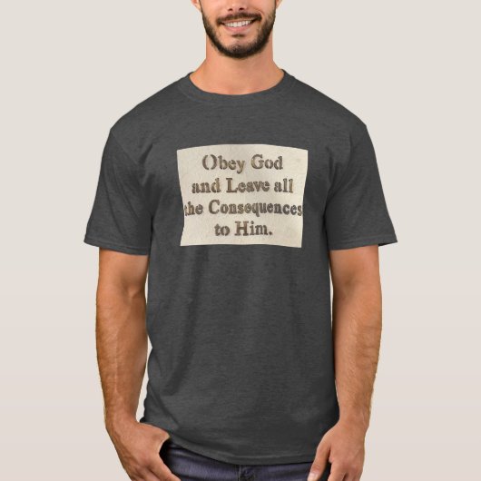 神に従う Tシャツ (正面)