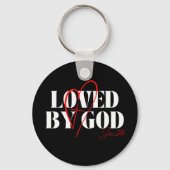 神に愛された – John 3:16 キーホルダー (正面)