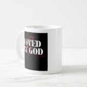 神に愛された – John 3:16 コーヒーマグカップ (正面左)