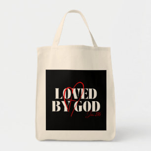 神に愛された – John 3:16 トートバッグ