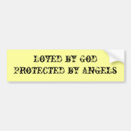 神に愛される バンパーステッカー