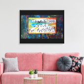 神に感謝 キャンバスプリント (インサイチュ (リビング))