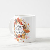 神に感謝 マグカップ (正面左)