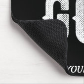 神に捧げるカスタマイズ可能カッコいいな白い文字 マウスパッド (コーナー)