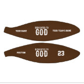 神に捧げるカスタマイズ可能カッコいいな白い文字 ミニバスケットボール (パネル)