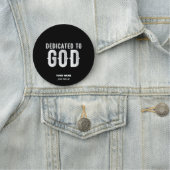 神に捧げるカスタマイズ可能カッコいいな白い文字 名札 (インサイチュ)