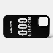 神に捧げるカスタマイズ可能カッコいいな白い文字 Case-Mate iPhoneケース (裏面 (横))
