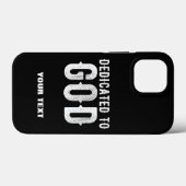 神に捧げるカスタマイズ可能カッコいいな白い文字 Case-Mate iPhoneケース (裏面 (横))