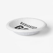 神に捧げるカスタマイズ可能カッコいいな黒い文字 ペーパーボウル (傾斜あり)