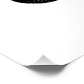 神に捧げるカスタマイズ可能カッコいいな黒い文字 ポスター (コーナー)