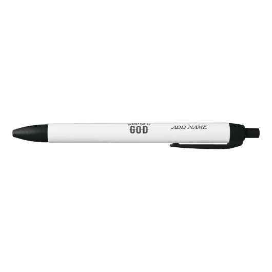 神に捧げるカスタマイズ可能カッコいいな黒い文字 黒ボールペン (ボトム)