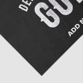 神に捧げカスタマイズ可能な白カッコいい文字 薄葉紙 (詳細)